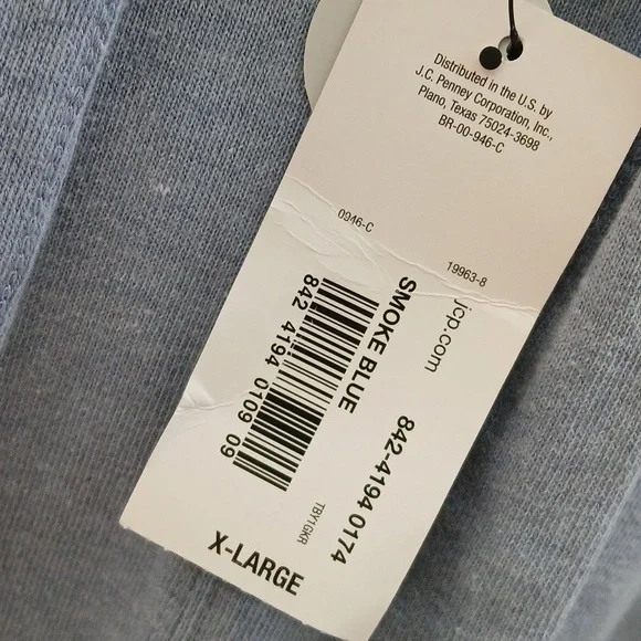 Blue Hooded Sweatshirt NWT - Picture 3 of 8